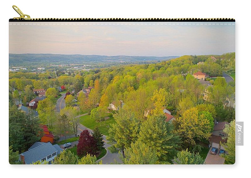 Spring Zip Pouch featuring the photograph S P R I N G by Anthony Giammarino