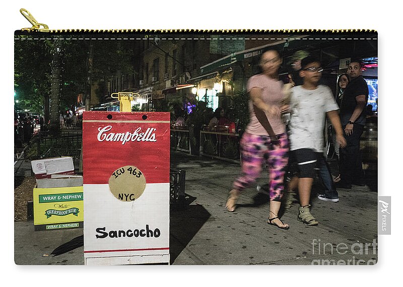 Sancocho Zip Pouch featuring the photograph Sancocho by Cole Thompson