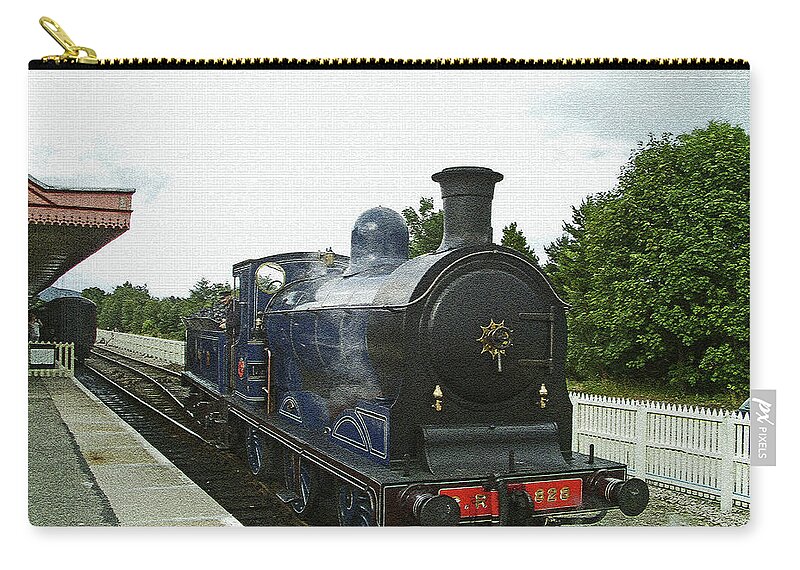 Scotland Carry-all Pouch featuring the photograph SCOTLAND. Aviemore. Strathspey Railway. by Lachlan Main