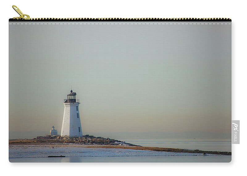 Seaside Zip Pouch featuring the photograph Seaside by Karol Livote