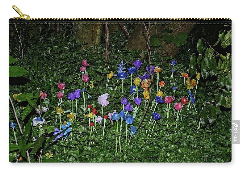 Darkness Zip Pouch featuring the photograph Secret garden by Martin Smith