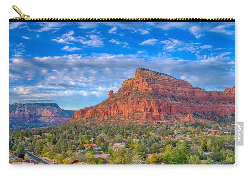Sky Zip Pouch featuring the photograph Sedona Vibe by Anthony Giammarino
