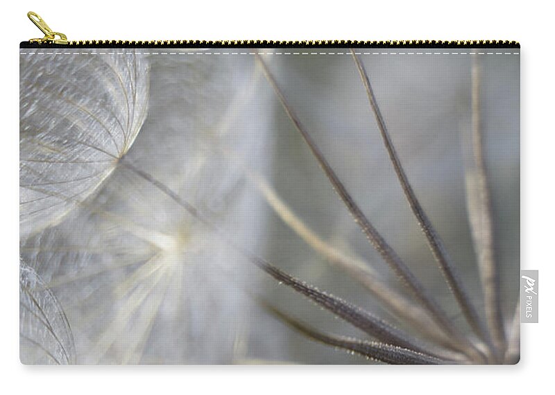 Flora Zip Pouch featuring the photograph Seed-Head 2 by Jill Greenaway