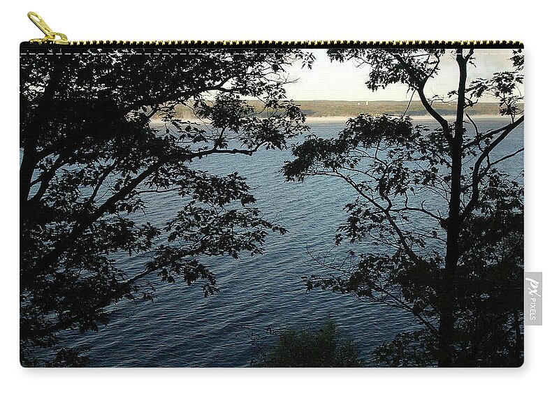 Lake Zip Pouch featuring the photograph Seneca Lake by Jeffrey Peterson