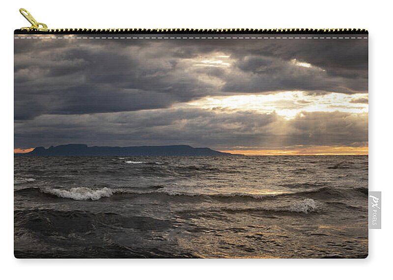 Autumn Carry-all Pouch featuring the photograph September's End from the Sandy Beach by Jakub Sisak