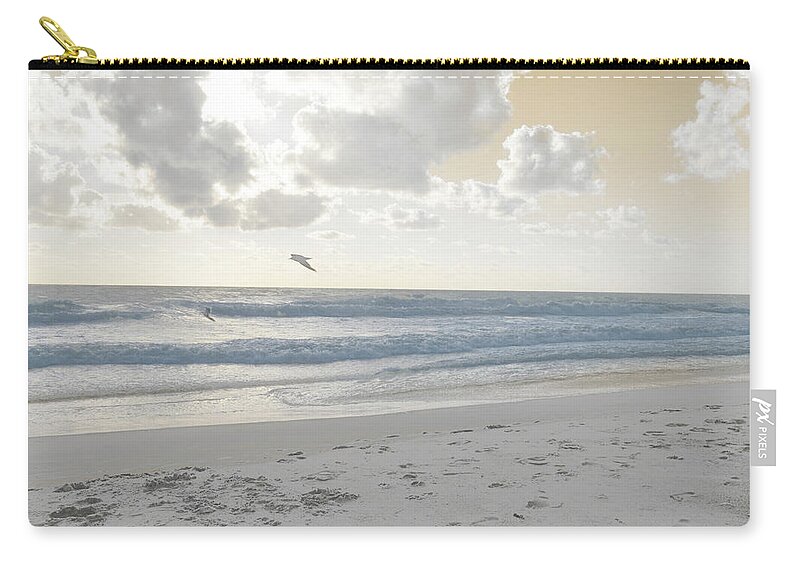 Photography Carry-all Pouch featuring the photograph Serene Sea I by Sharon Chandler