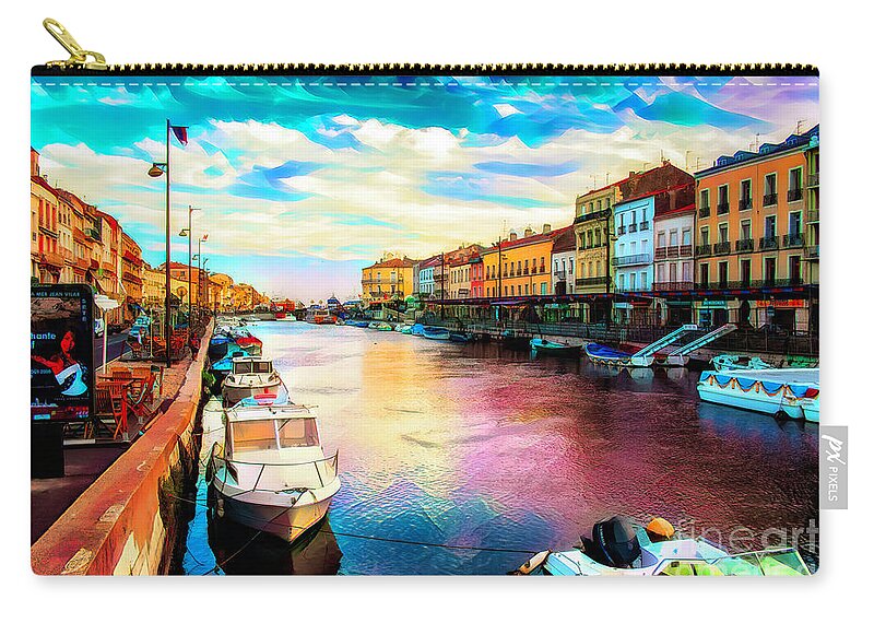  Zip Pouch featuring the photograph Sete by Jack Torcello