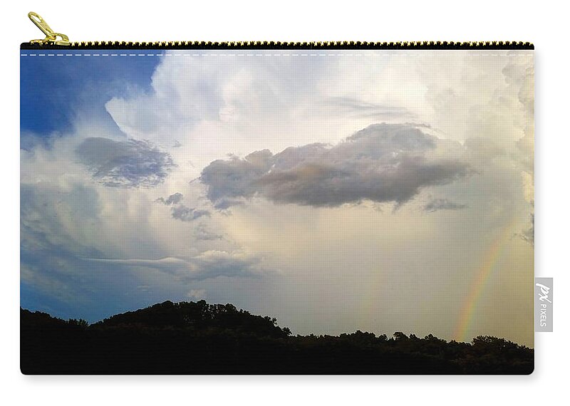 Weather Zip Pouch featuring the photograph Shades of Sky by Ally White