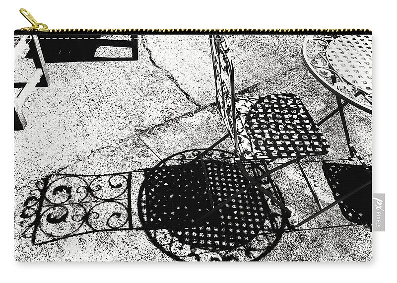 Shadows Zip Pouch featuring the photograph Shadows by Mark Egerton