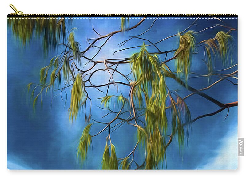 She Oak Leaves Zip Pouch featuring the photograph She oak leaves by Sheila Smart Fine Art Photography