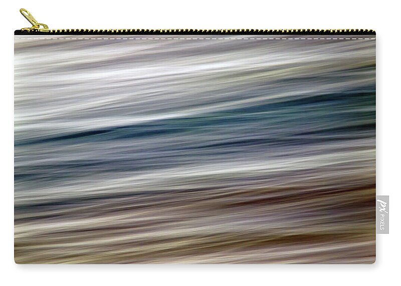Hawaii Zip Pouch featuring the photograph Shoreline Colors by Christopher Johnson
