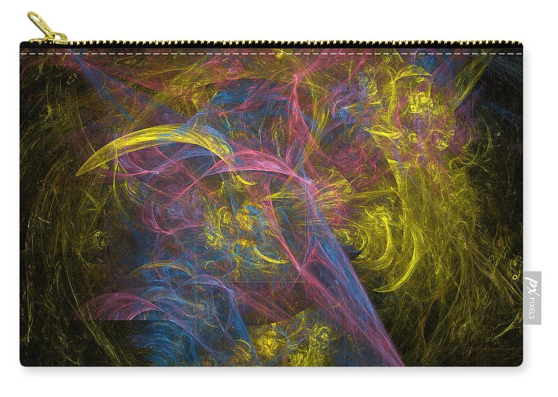 Art Zip Pouch featuring the digital art Similkameen by Jeff Iverson