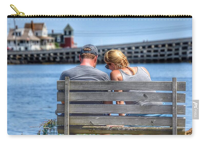  Carry-all Pouch featuring the photograph Sittin' on the Dock of the Bay by Jack Wilson
