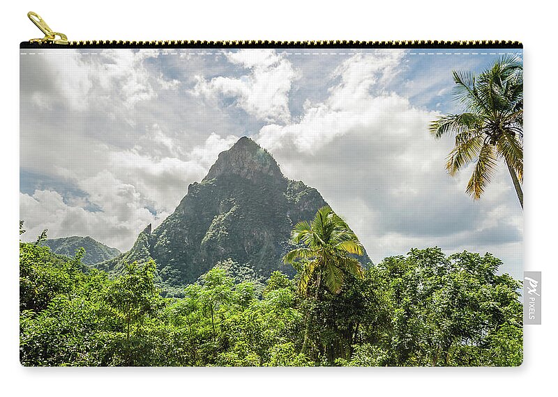 All Art Zip Pouch featuring the photograph Skull Mountain by Charles McCleanon
