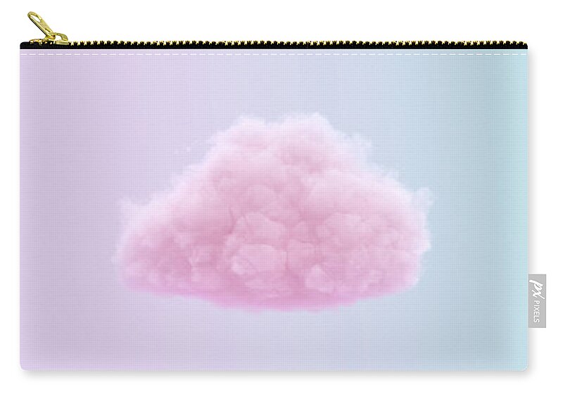 Pink Zip Pouch featuring the digital art Sky Candy by Noboru Garcia