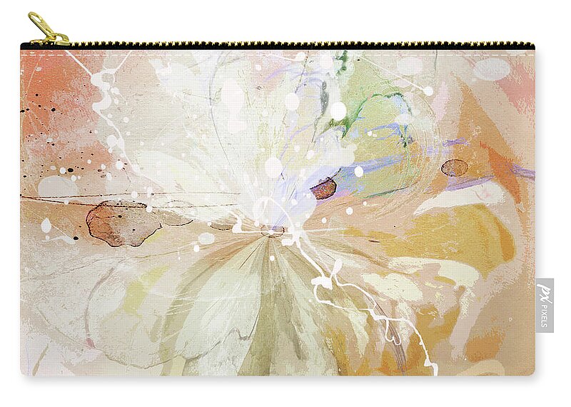 Abstract Zip Pouch featuring the photograph Slow Dance by Karen Lynch