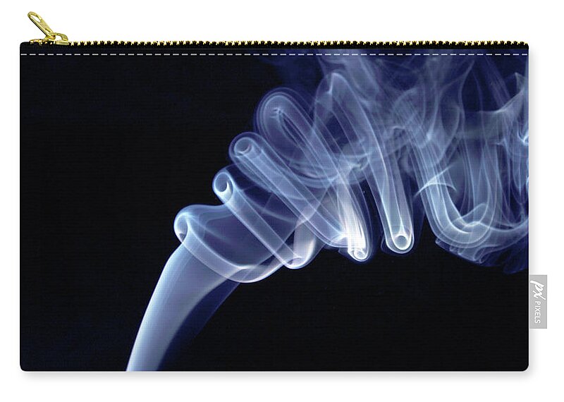 Kent Zip Pouch featuring the photograph Smoke Curls by © S.musgrove