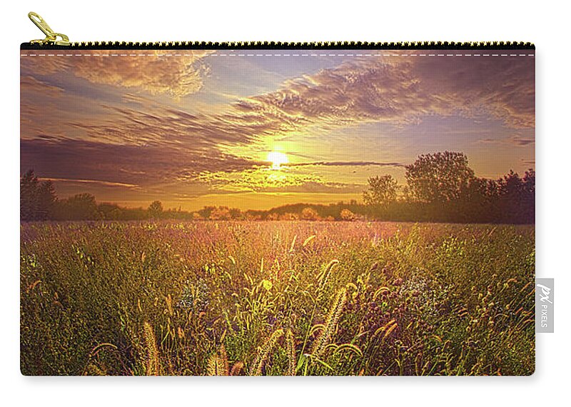 Life Zip Pouch featuring the photograph So Long As We Love by Phil Koch