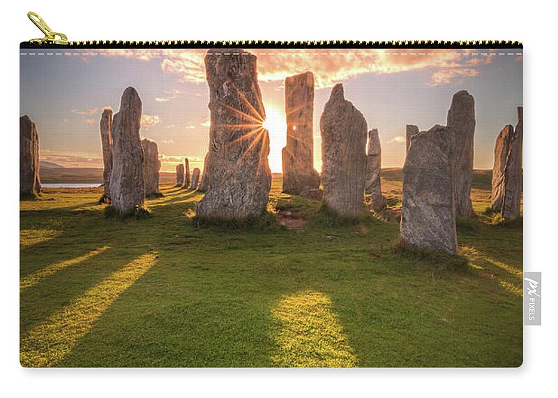 Backlight Zip Pouch featuring the photograph Solstice II by Adam West