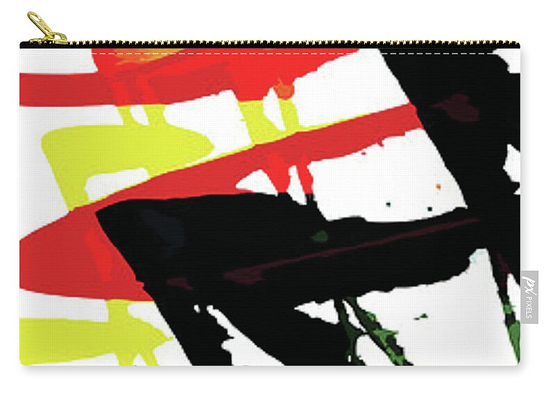  Zip Pouch featuring the digital art Spaces by Jimmy Williams