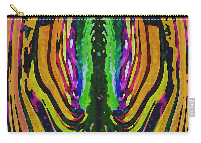 Health Zip Pouch featuring the digital art Spinal Tap by Vallee Johnson