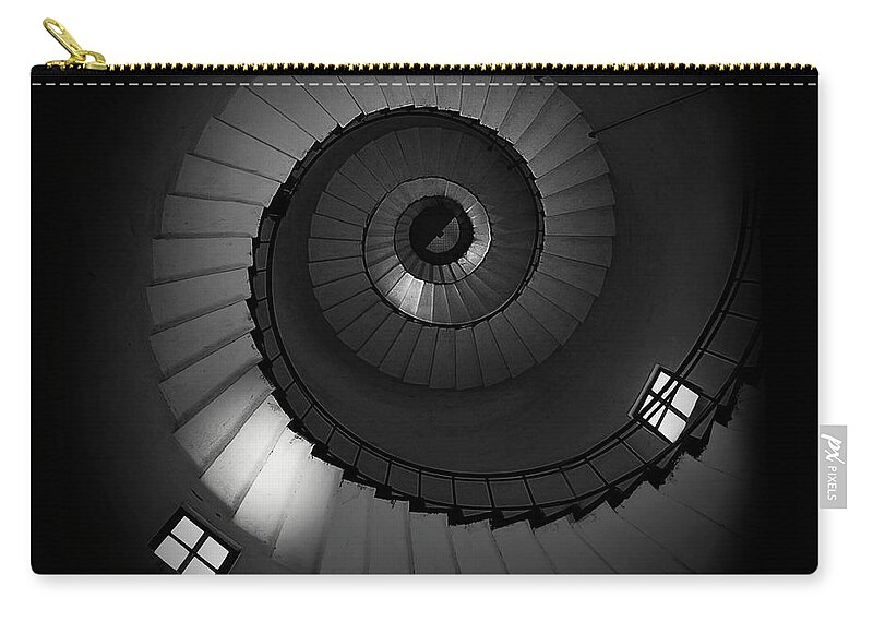 Tranquility Zip Pouch featuring the photograph Spiral by 0049-1215-16-2610334597