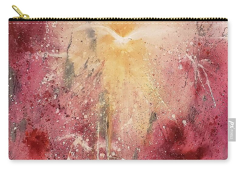 Spirit Of Hope Carry-all Pouch featuring the painting Spirit of Hope  by Maria Hunt
