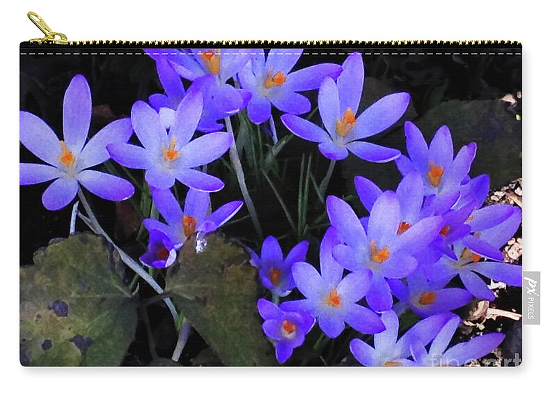 Flora Zip Pouch featuring the photograph Spring 2 by Jill Greenaway