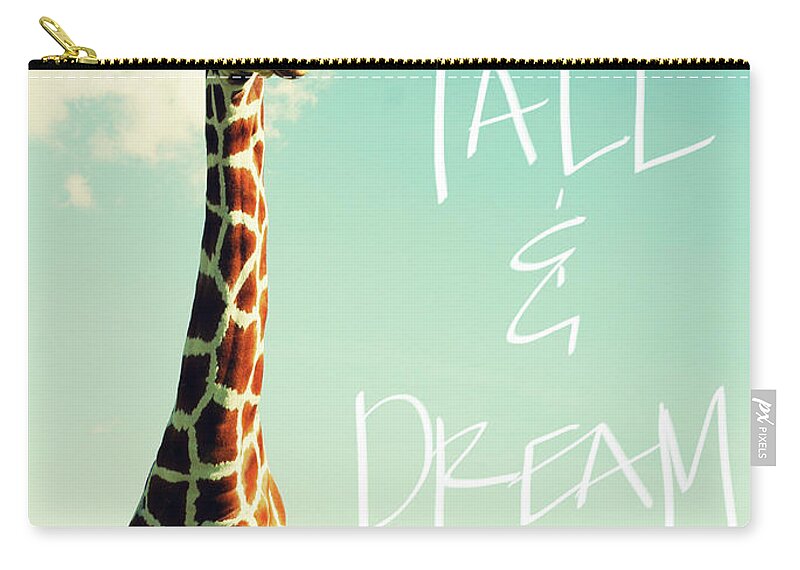 Stand Carry-all Pouch featuring the painting Stand Tall And Dream Big by Susan Bryant