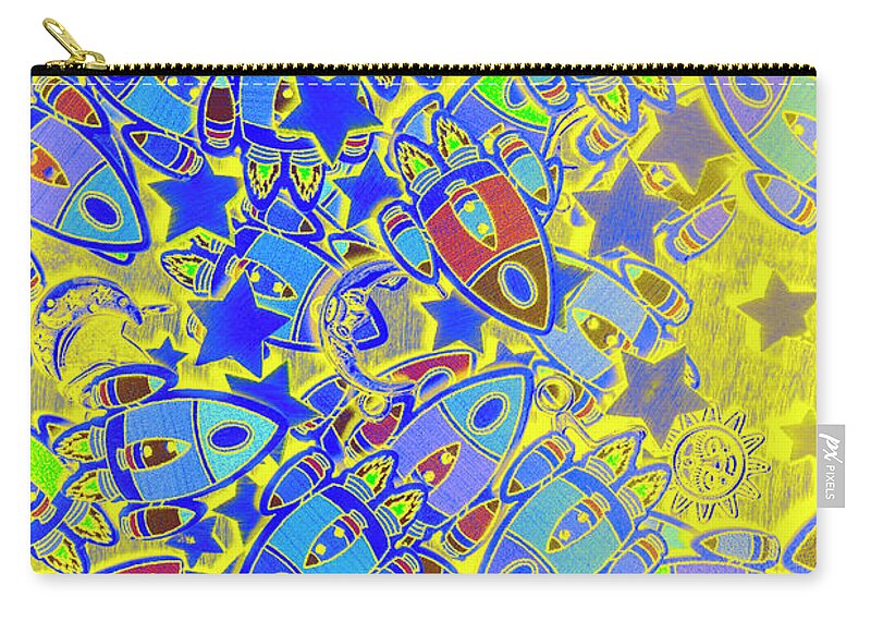 Spaceship Zip Pouch featuring the photograph Starlight adventures by Jorgo Photography