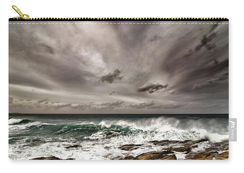 Tranquility Zip Pouch featuring the photograph Storm by Carlos Fernandez