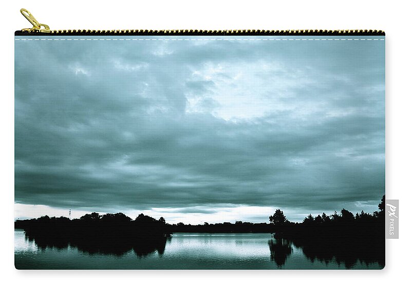 Tranquility Zip Pouch featuring the photograph Stormy Sky by Meredith Winn Photography
