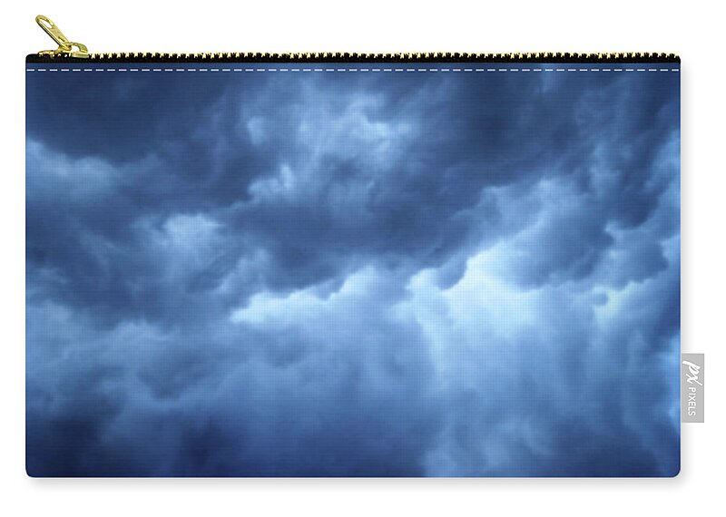 Thunderstorm Zip Pouch featuring the photograph Stormy Sky by Subjug