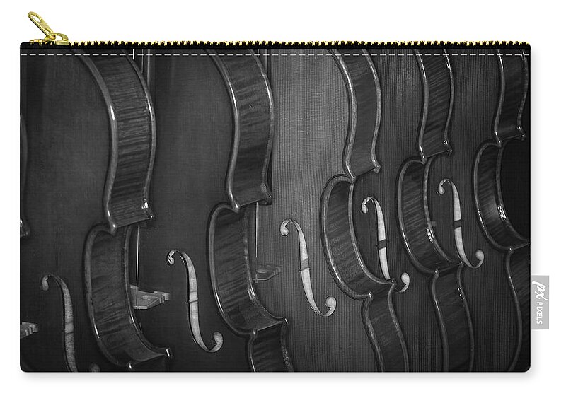 Music Zip Pouch featuring the photograph Strings Series 52 by David Morefield