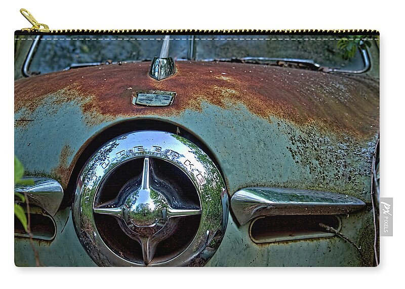 Studebaker Zip Pouch featuring the photograph Studebaker #20 by James Clinich