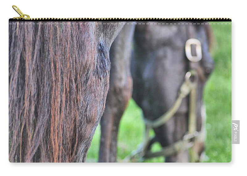After Zip Pouch featuring the photograph Summer Views by Dressage Design