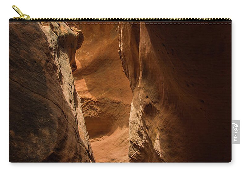 Escalante Zip Pouch featuring the photograph Sun and Shadow by Doug Scrima
