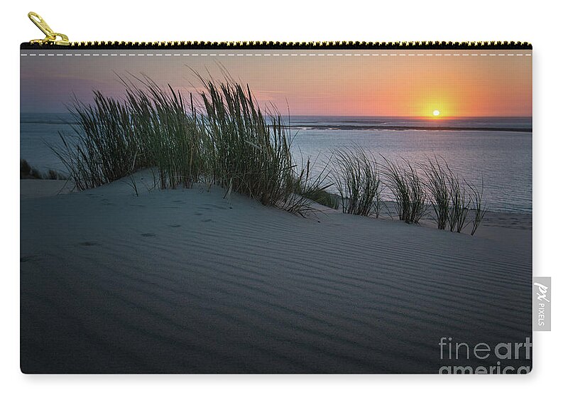 Natural Environment Carry-all Pouch featuring the photograph Sunset At The Dunes by Hannes Cmarits