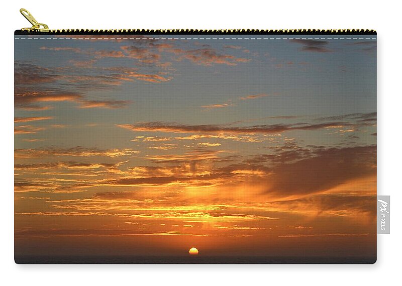 Sunset Zip Pouch featuring the photograph Sunset by FD Graham