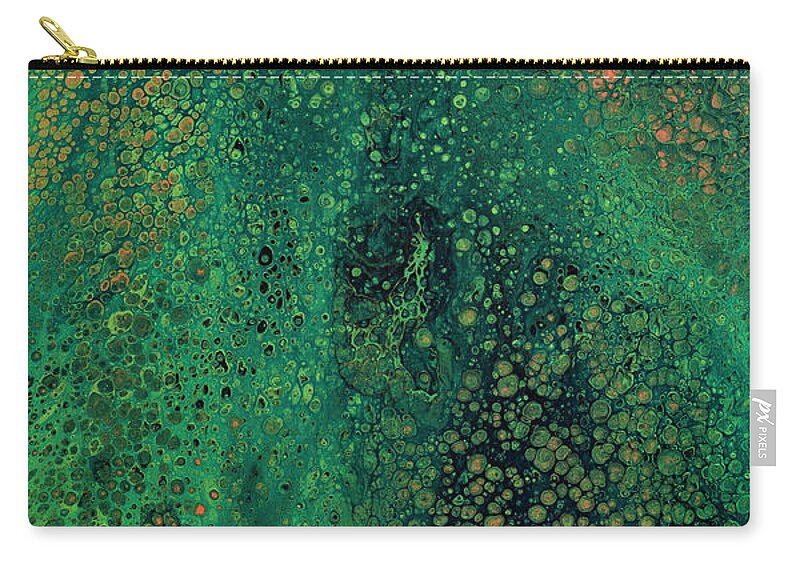 Fluid Zip Pouch featuring the photograph Surface Tension by Jennifer Walsh