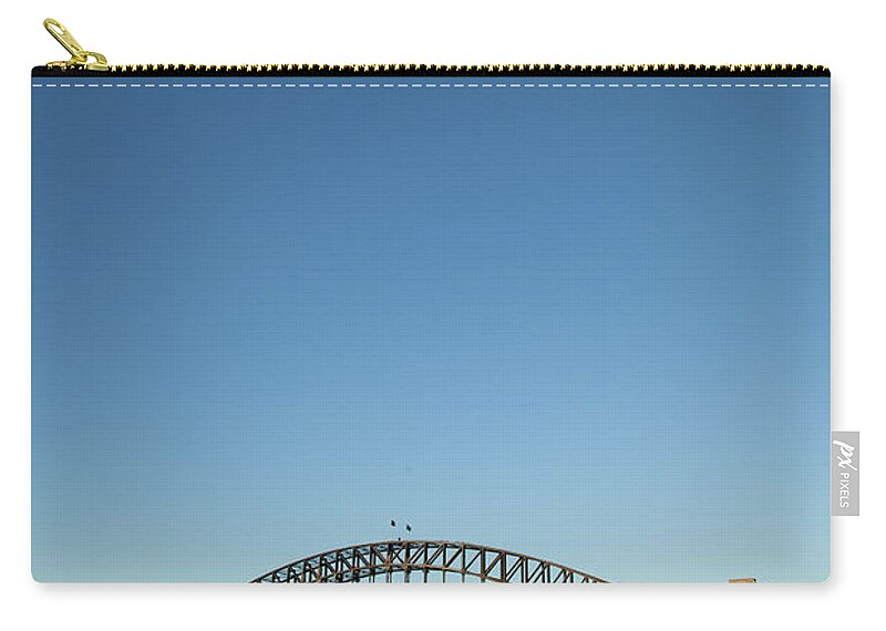 Tranquility Zip Pouch featuring the photograph Sydney Harbour Bridge. Australia by John White Photos