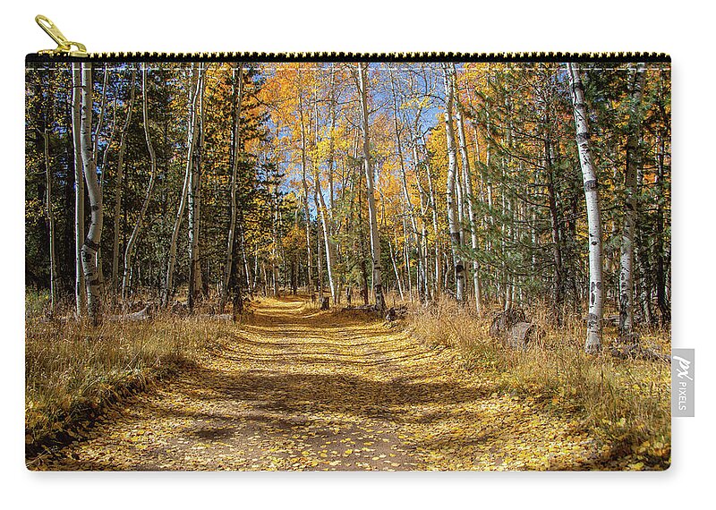 Arizona Zip Pouch featuring the photograph Take Me Home Country Road 3 by TL Wilson Photography by Teresa Wilson