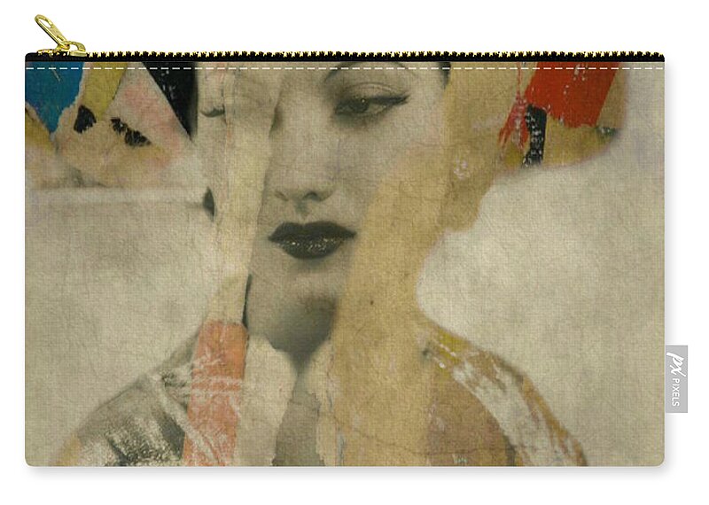 Woman Carry-all Pouch featuring the mixed media Take What You Have Gathered From Coincidence by Paul Lovering