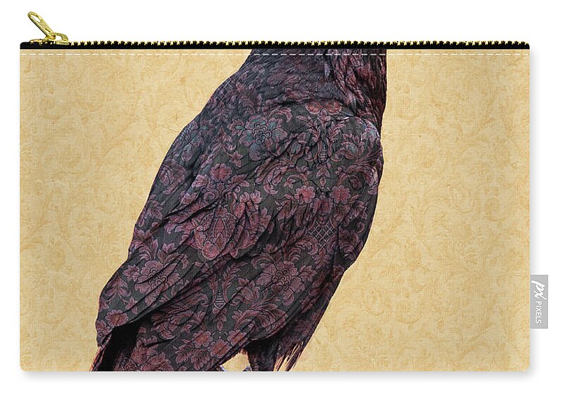 Raven Zip Pouch featuring the photograph Tapestry by Mary Hone
