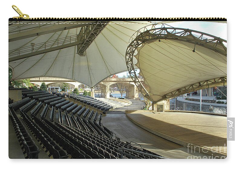 Knoxville Zip Pouch featuring the photograph Tennessee Amphitheater by Phil Perkins