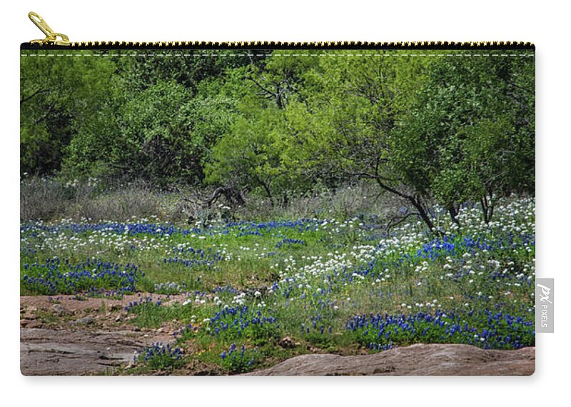 Wild Flowers Zip Pouch featuring the photograph Texas Bloom by Jolynn Reed