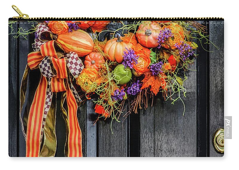 Blessing Zip Pouch featuring the photograph Thanksgiving 1 by Bill Chizek