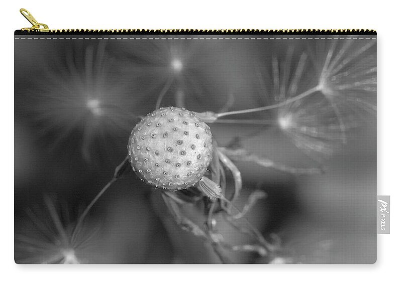 Dandelion Zip Pouch featuring the photograph That's Just Dandy 7 by Dusty Wynne