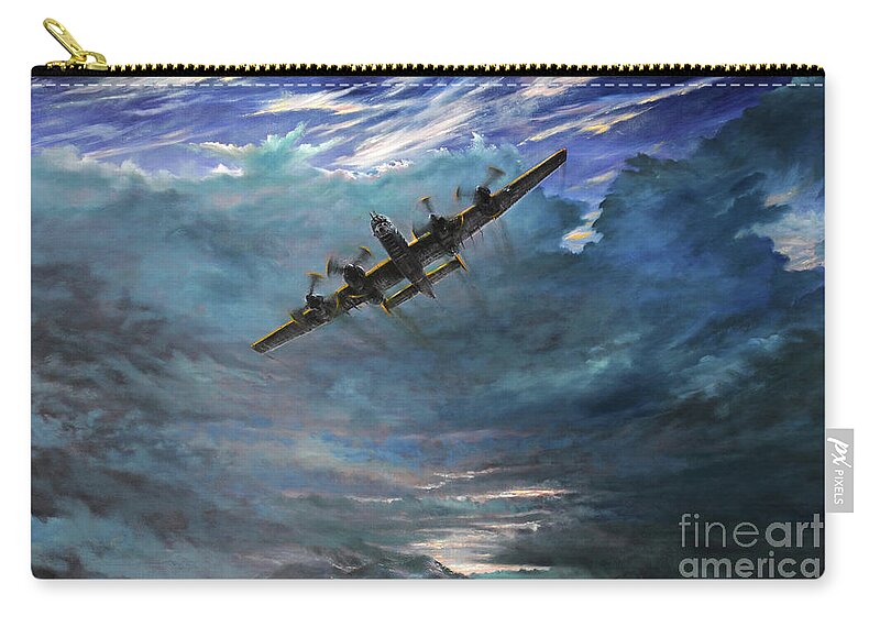 21st Century Zip Pouch featuring the painting The 30th, 2021 by Vincent Alexander Booth