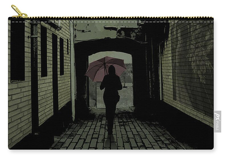 Jason Casteel Carry-all Pouch featuring the digital art The Back Way by Jason Casteel